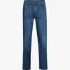 7 For All Mankind Slimmy Luxe Performance Plus Slim-fit Jeans -Selfidges Launches 1043 3005683 JSMSA230BD MIDBLUE ALT10