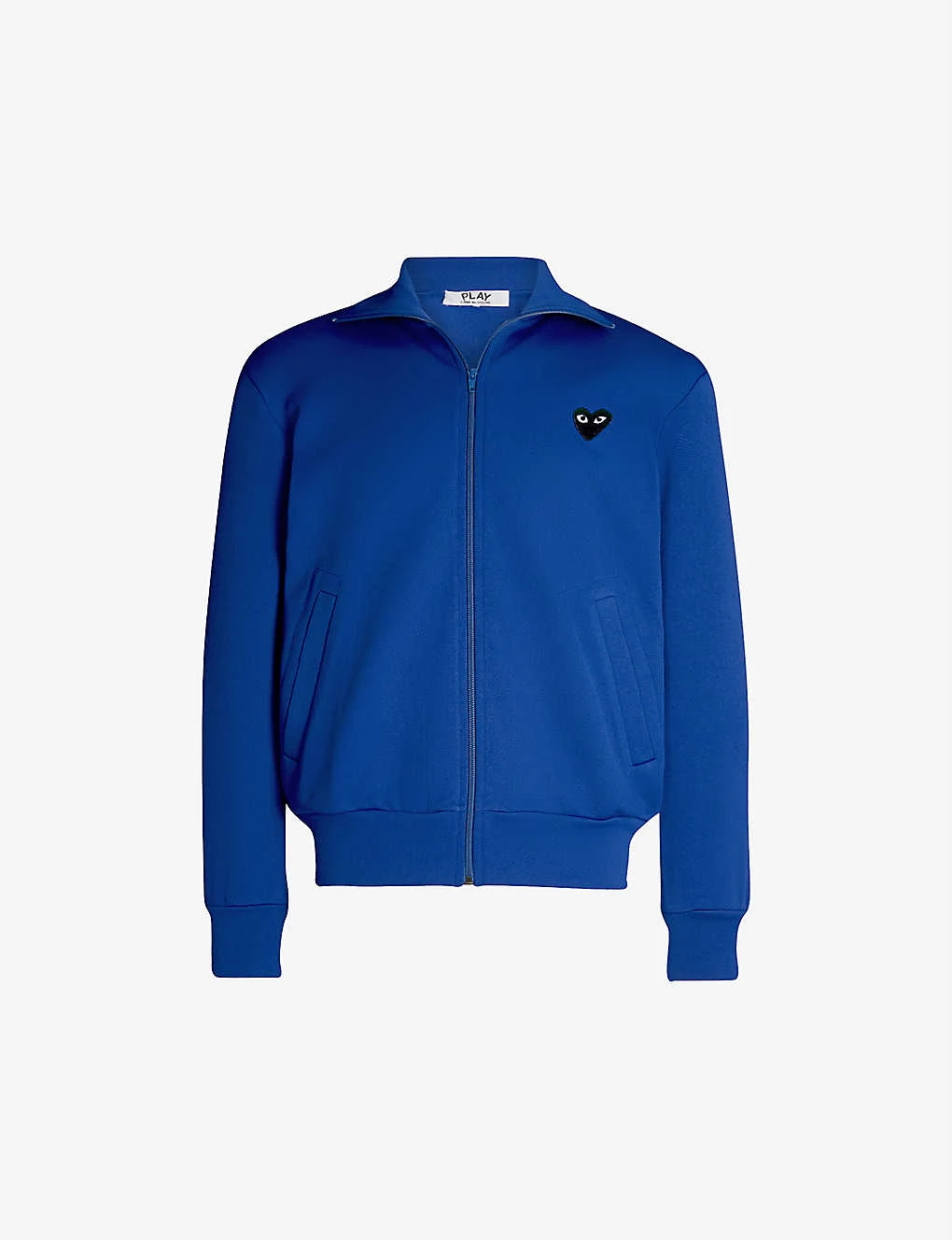 Comme Des Garçons Play Heart-appliqué Jersey Jacket 3 Comme Des Garçons Play Heart-appliqué Jersey Jacket