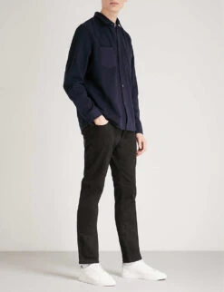 NEUW Slim-fit Tapered Jeans -Selfidges Launches 362 3000979 N32459 FOREVERBLACK ALT01