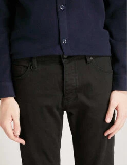 NEUW Slim-fit Tapered Jeans -Selfidges Launches 362 3000979 N32459 FOREVERBLACK ALT04