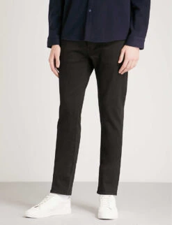 NEUW Slim-fit Tapered Jeans -Selfidges Launches 362 3000979 N32459 FOREVERBLACK M