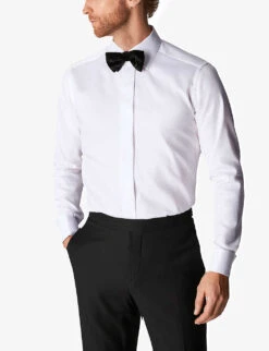 ETON Contemporary-fit Cotton Dress Shirt -Selfidges Launches 847 10065 500270318 WHITE ALT02