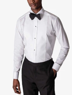 ETON Contemporary-fit Cotton-twill Shirt 9 ETON Contemporary-fit Cotton-twill Shirt -Selfidges Launches 847 10065 636370310 WHITE ALT02