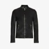 AllSaints Cora Leather Bomber Jacket -Selfidges Launches 948 10136 ML014P JETBLACK M