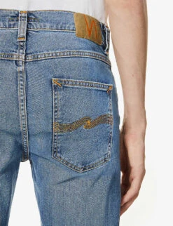 Nudie Jeans Lean Dean Slim-fit Tapered Jeans -Selfidges Launches R00039449 LOSTORANGE ALT05