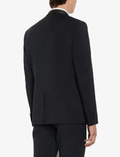 Sandro Shawl-collar Wool Tuxedo Jacket -Selfidges Launches R00059578 NAVYBLUE ALT01