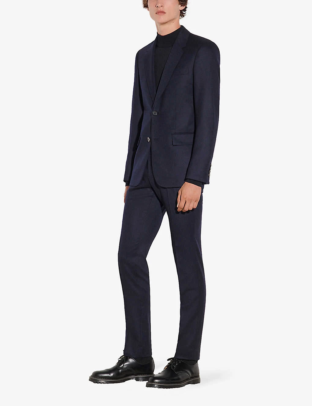 Sandro Single-breasted Wool-flannel Jacket 5 Sandro Single-breasted Wool-flannel Jacket - Image 3