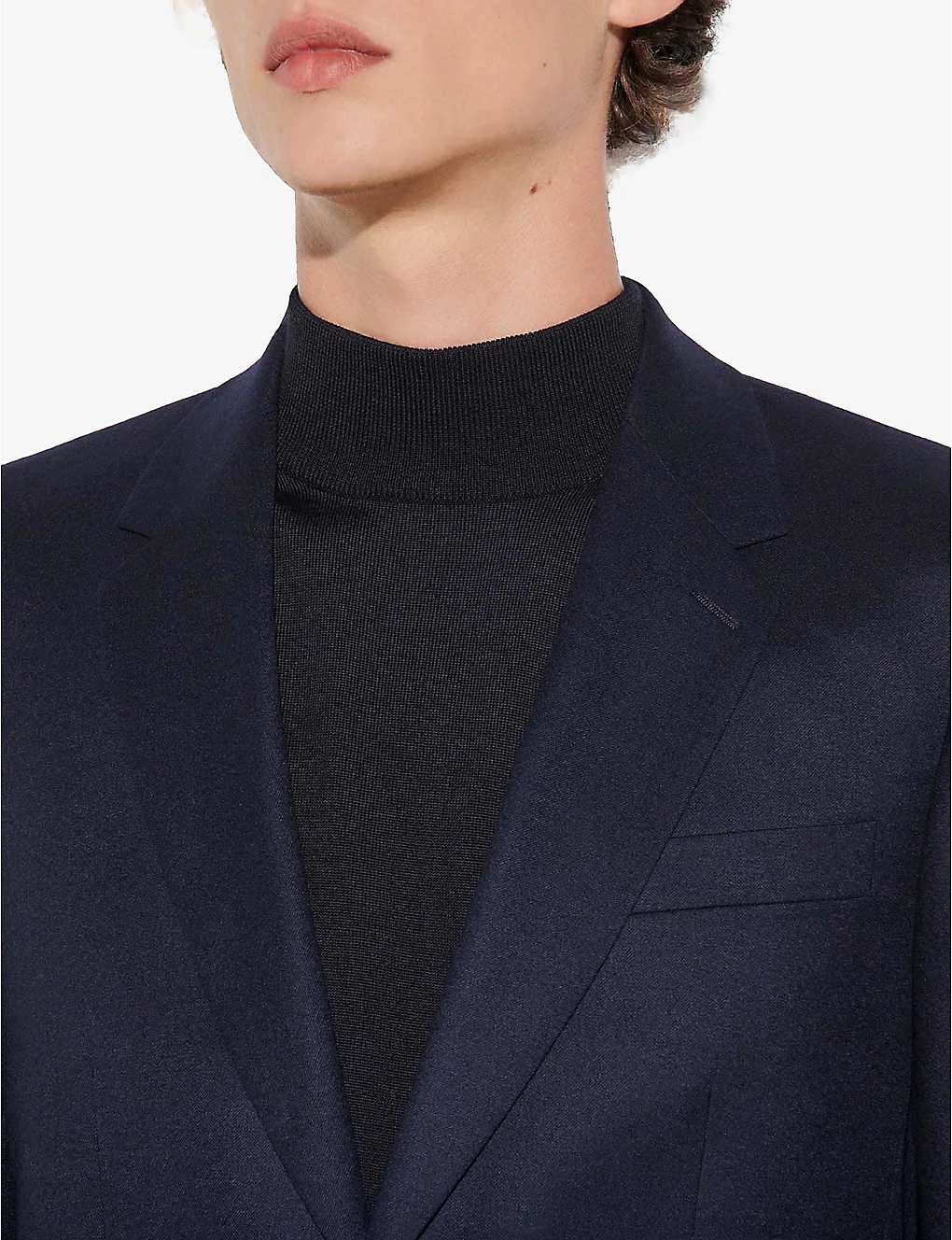 Sandro Single-breasted Wool-flannel Jacket 7 Sandro Single-breasted Wool-flannel Jacket - Image 5