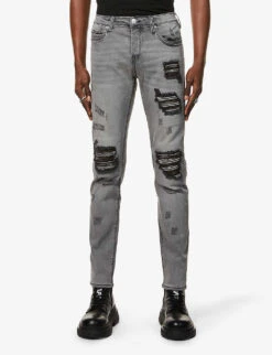 True Religion Tr Rocco Skinny Jeans -Selfidges Launches R03719663 WASHEDBLACK ALT02