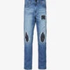 Busted Biker Ripped Slim-fit Jeans -Selfidges Launches R03720194 INDIGOSPRAY ALT10