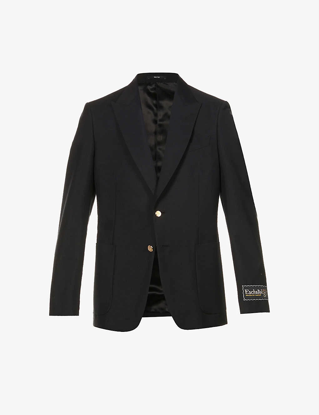 Gucci Firenze Peak-lapel Cotton, Mohair And Wool-blend Blazer 3 Gucci Firenze Peak-lapel Cotton, Mohair And Wool-blend Blazer