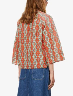 Gucci Paisley-pattern Linen- And Cotton-blend Shirt 9 Gucci Paisley-pattern Linen- And Cotton-blend Shirt -Selfidges Launches R03765540 SPRORANGEALOEMC ALT03