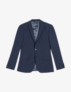Ted Baker Sinjjs Slim-fit Wool-blend Blazer