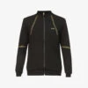 Boss Logo-embroidered Printed Zip Jersey Jacket -Selfidges Launches R03789408 BLACK M