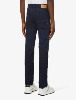 Boss Relaxed-fit Mid-rise Slim-leg Stretch-denim Jeans 12 Boss Relaxed-fit Mid-rise Slim-leg Stretch-denim Jeans -Selfidges Launches R03789409 NAVY ALT03