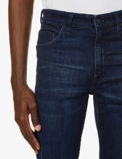 Boss Relaxed-fit Mid-rise Slim-leg Stretch-denim Jeans 13 Boss Relaxed-fit Mid-rise Slim-leg Stretch-denim Jeans -Selfidges Launches R03789409 NAVY ALT04