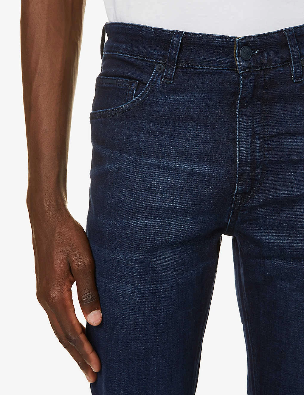 Boss Relaxed-fit Mid-rise Slim-leg Stretch-denim Jeans 7 Boss Relaxed-fit Mid-rise Slim-leg Stretch-denim Jeans - Image 5