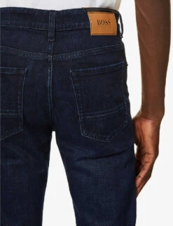 Boss Relaxed-fit Mid-rise Slim-leg Stretch-denim Jeans 14 Boss Relaxed-fit Mid-rise Slim-leg Stretch-denim Jeans -Selfidges Launches R03789409 NAVY ALT05