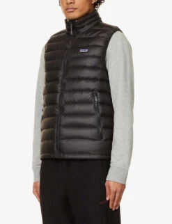Patagonia Padded High-neck Recycled-polyester-down Gilet -Selfidges Launches R03804759 BLACK ALT02