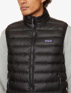 Patagonia Padded High-neck Recycled-polyester-down Gilet -Selfidges Launches R03804759 BLACK ALT04