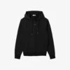 Sandro Logo-embroidered Organic Cotton-jersey Hoody -Selfidges Launches R03809729 NOIRGRIS M