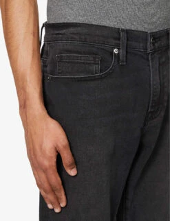 FRAME L’Homme Slim-fit Stretch-denim Jeans -Selfidges Launches R03814291 FADETOGREY ALT04