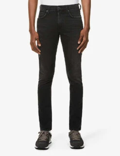 CITIZENS OF HUMANITY London Slim-fit Tapered Stretch-denim Jeans -Selfidges Launches R03834517 DARKSTORM ALT02