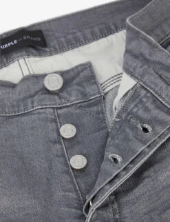 Ripped Slim-fit Skinny Stretch-denim Jeans -Selfidges Launches R03857863 GREY ALT06