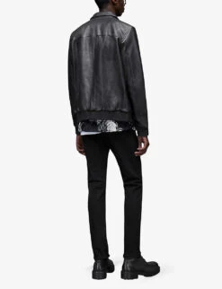 AllSaints Cigarette Tapered Stretch-denim Skinny Jeans 10 AllSaints Cigarette Tapered Stretch-denim Skinny Jeans -Selfidges Launches R03861338 JETBLACK ALT03