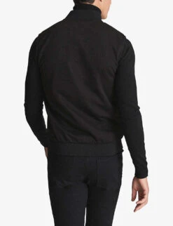 Reiss Pluto Quilted High-neck Cotton-blend Gilet -Selfidges Launches R03895363 BLACK ALT03