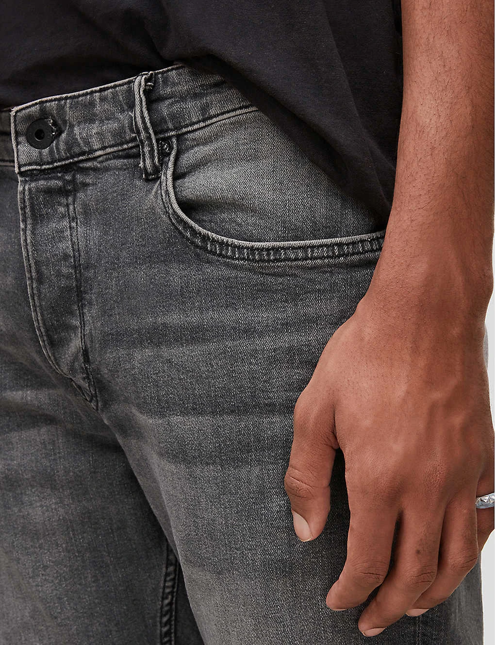 AllSaints Cigarette Washed Skinny Jeans 7 AllSaints Cigarette Washed Skinny Jeans - Image 5