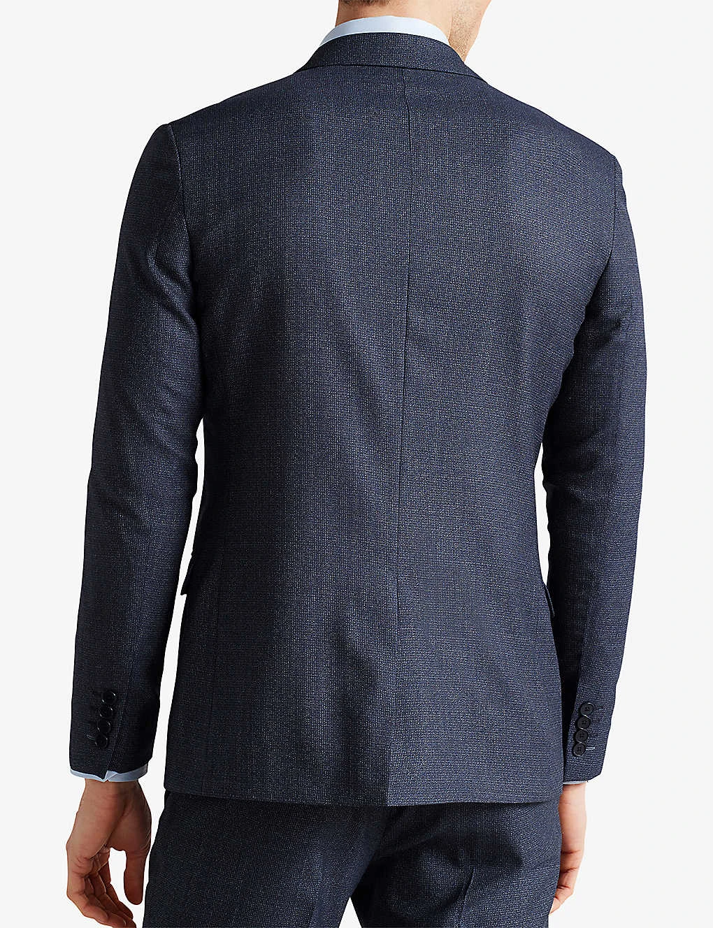 Ted Baker Cleejs Textured Wool-blend Suit Jacket 5 Ted Baker Cleejs Textured Wool-blend Suit Jacket - Image 3