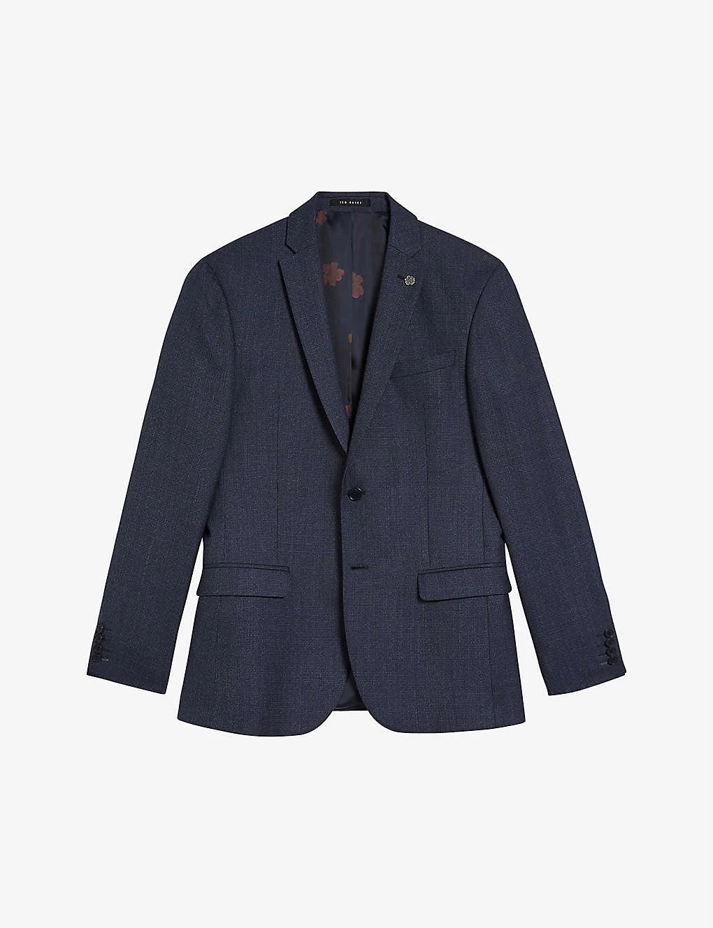 Ted Baker Cleejs Textured Wool-blend Suit Jacket 3 Ted Baker Cleejs Textured Wool-blend Suit Jacket