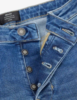 NEUW Lou Slim-fit Straight Cotton-blend Jeans -Selfidges Launches R03923414 DESTINATION ALT06