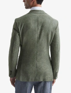 Reiss Attire Slim-fit Wool-blend Blazer 11 Reiss Attire Slim-fit Wool-blend Blazer -Selfidges Launches R03924644 SAGE ALT03