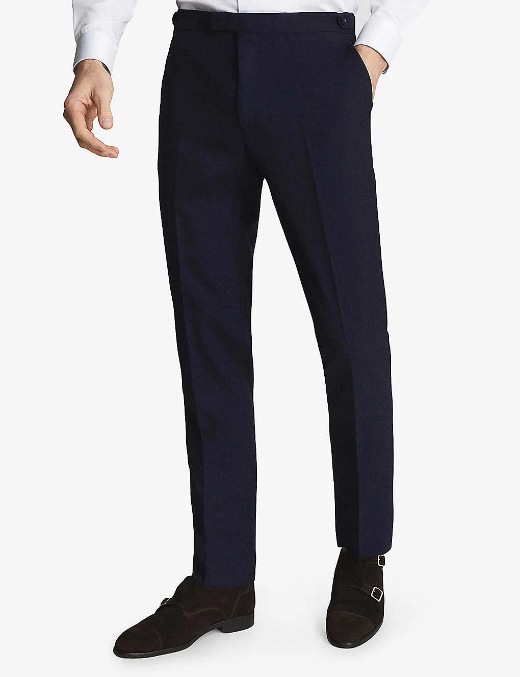 Reiss Bold Regular-fit Straight-leg Wool Suit Trousers 5 Reiss Bold Regular-fit Straight-leg Wool Suit Trousers - Image 3