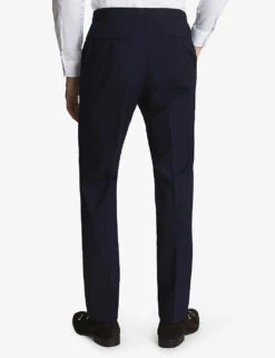Reiss Bold Regular-fit Straight-leg Wool Suit Trousers 10 Reiss Bold Regular-fit Straight-leg Wool Suit Trousers -Selfidges Launches R03924817 NAVY ALT03