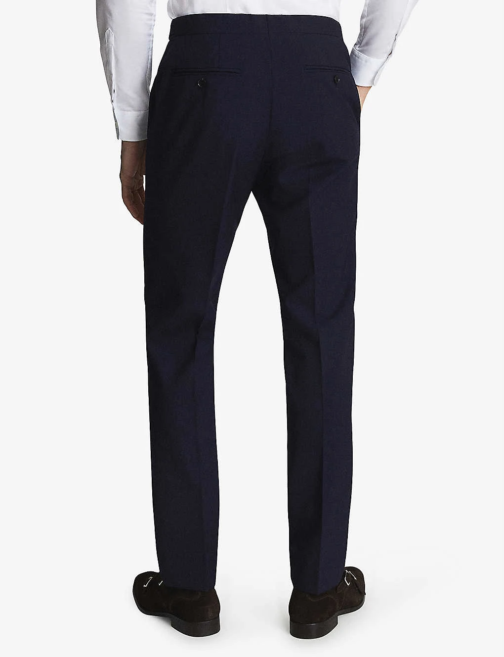 Reiss Bold Regular-fit Straight-leg Wool Suit Trousers 6 Reiss Bold Regular-fit Straight-leg Wool Suit Trousers - Image 4