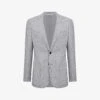 Reiss Lindhurst Checked Single-breasted Woven Blazer 2 Reiss Lindhurst Checked Single-breasted Woven Blazer -Selfidges Launches R03925783 GREY M