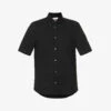 Alexander McQueen Brad Pitt Slim-fit Stretch-cotton Shirt -Selfidges Launches R03929357 BLACK M