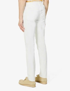 FRAME L'homme Slim-fit Tapered Stretch-denim Jeans -Selfidges Launches R03934442 WHISPERWHITE ALT03