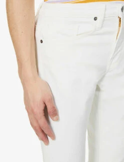 FRAME L'homme Slim-fit Tapered Stretch-denim Jeans -Selfidges Launches R03934442 WHISPERWHITE ALT04