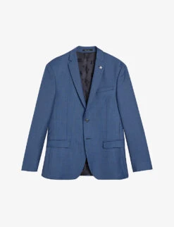 Ted Baker Camdejs Single-breasted Slim-fit Wool Suit Jacket
