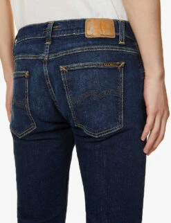 Nudie Jeans Tight Terry Regular-fit Tapered Jeans -Selfidges Launches R03944948 DARKSTEEL ALT05
