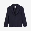 Sandro Unstructured Single-breasted Jersey Suit Jacket -Selfidges Launches R03947830 BLEUS M