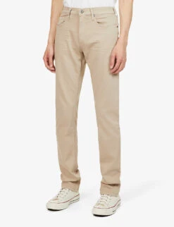 Paige Slim Straight-leg Stretch-denim Jeans 11 Paige Slim Straight-leg Stretch-denim Jeans -Selfidges Launches R03948698 TOASTEDALMOND ALT02