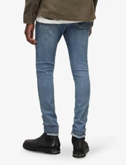 AllSaints Cigarette Skinny Stretch-denim Jeans -Selfidges Launches R03961797 LIGHTINDIGO ALT03