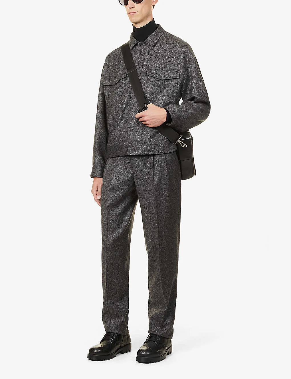 Giorgio Armani Relaxed-fit Stretch-wool Blend Suit 4 Giorgio Armani Relaxed-fit Stretch-wool Blend Suit - Image 2