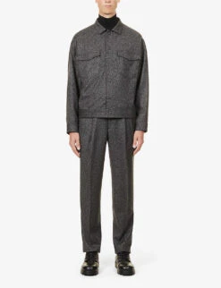 Giorgio Armani Relaxed-fit Stretch-wool Blend Suit 11 Giorgio Armani Relaxed-fit Stretch-wool Blend Suit -Selfidges Launches R03965102 LONDONSMOKE ALT02