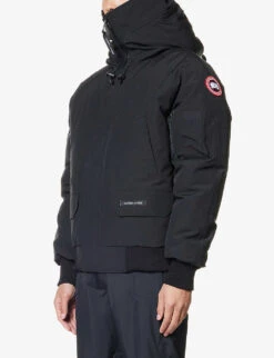 Canada Goose Chilliwack Funnel-neck Shell-down Bomber Jacket -Selfidges Launches R03965331 BLACK ALT02